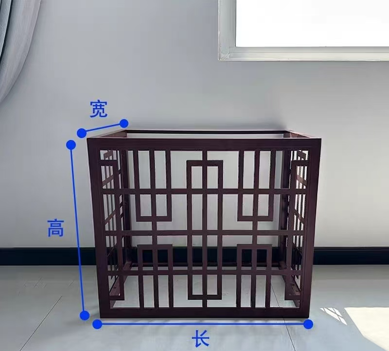 绥化市冲孔雕花铝单板镀锌铁板空调罩 - 一站式服务